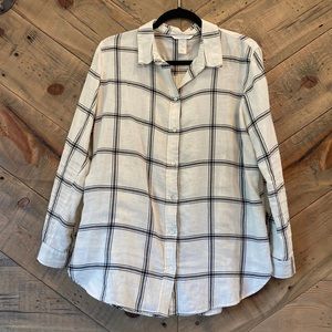 H&M Plaid Flannel Button Down 14